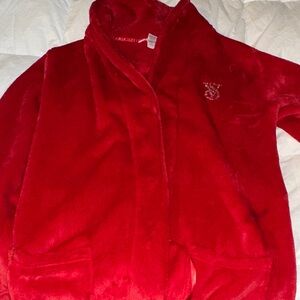 Victoria's Secret Red Plush Robe